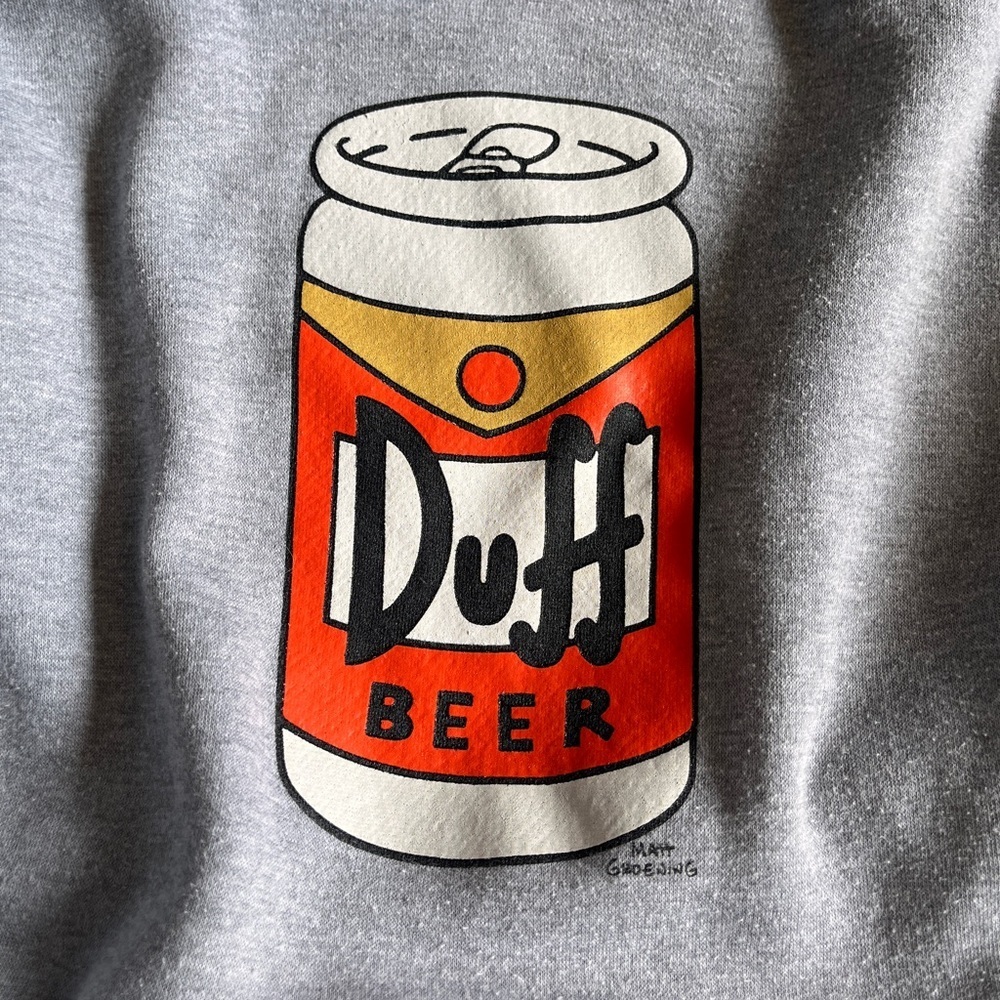 Universal Studions authentic Duff Beer (Simpson) hoodie sz M - Picture 5 of 8